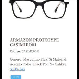 ARMAZON PROTOTYPE CASIMIRO
